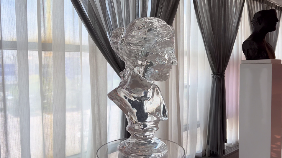 Glass Bust